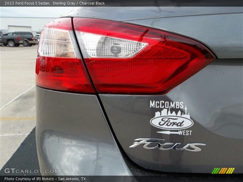 Sterling Gray / Charcoal Black 2013 Ford Focus S Sedan
