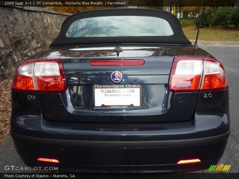 Nocturne Blue Metallic / Parchment 2006 Saab 9-3 2.0T Convertible