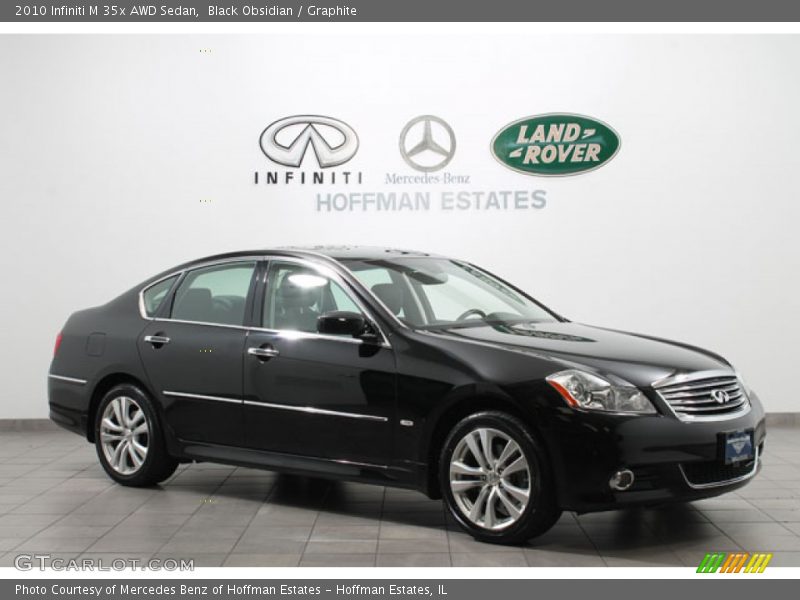 Black Obsidian / Graphite 2010 Infiniti M 35x AWD Sedan