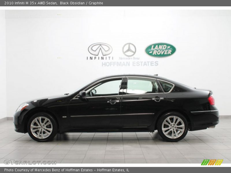 Black Obsidian / Graphite 2010 Infiniti M 35x AWD Sedan