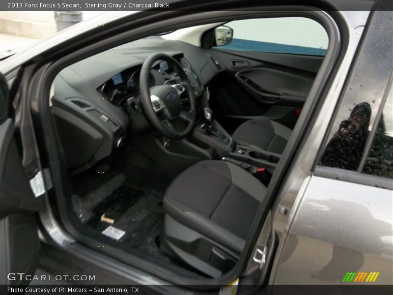 Sterling Gray / Charcoal Black 2013 Ford Focus S Sedan