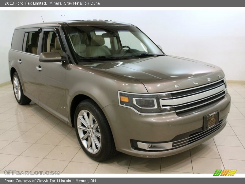 Mineral Gray Metallic / Dune 2013 Ford Flex Limited