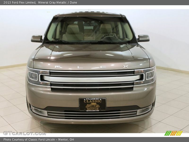 Mineral Gray Metallic / Dune 2013 Ford Flex Limited