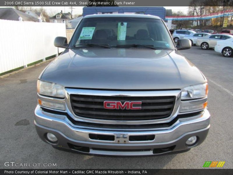 Steel Gray Metallic / Dark Pewter 2006 GMC Sierra 1500 SLE Crew Cab 4x4
