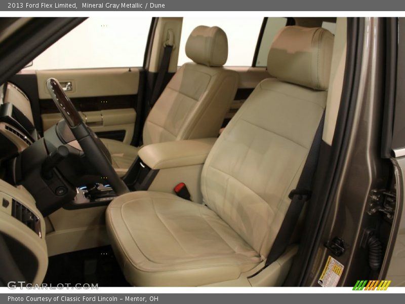 Mineral Gray Metallic / Dune 2013 Ford Flex Limited