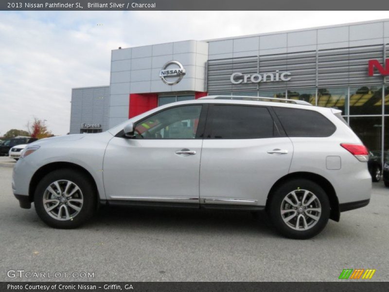 Brilliant Silver / Charcoal 2013 Nissan Pathfinder SL