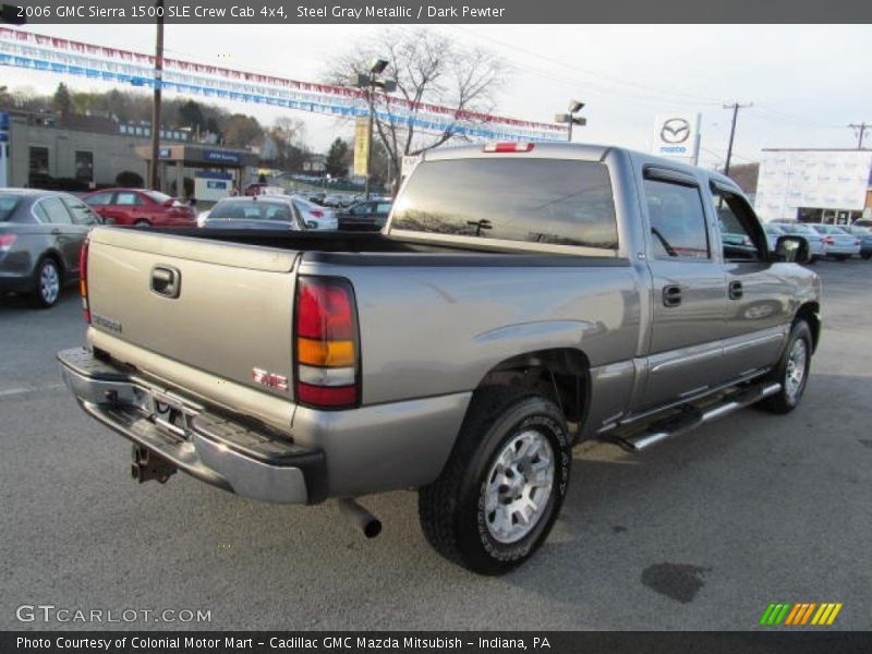 Steel Gray Metallic / Dark Pewter 2006 GMC Sierra 1500 SLE Crew Cab 4x4