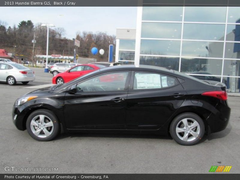Black / Gray 2013 Hyundai Elantra GLS
