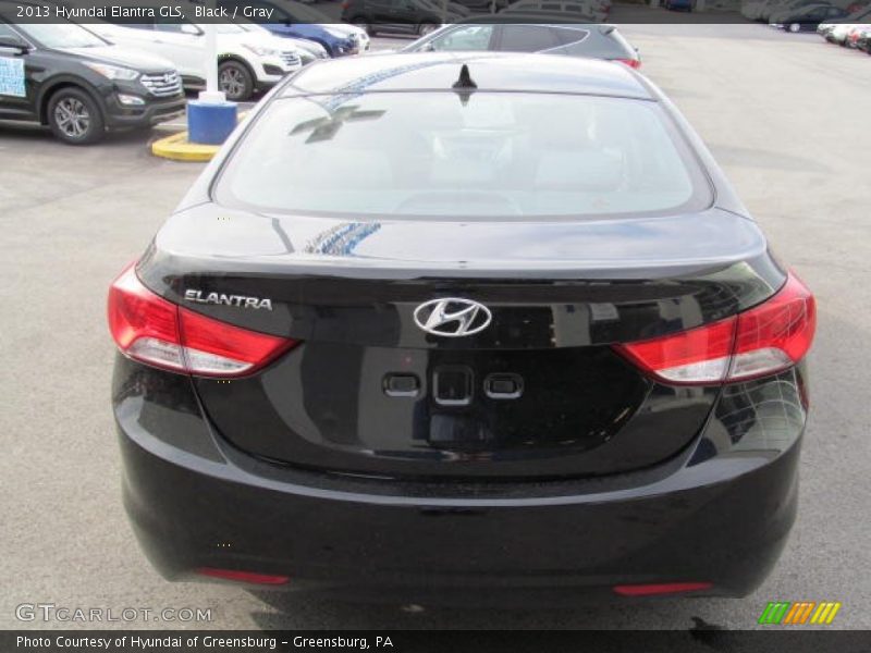Black / Gray 2013 Hyundai Elantra GLS