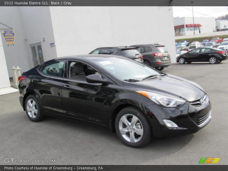 Black / Gray 2013 Hyundai Elantra GLS