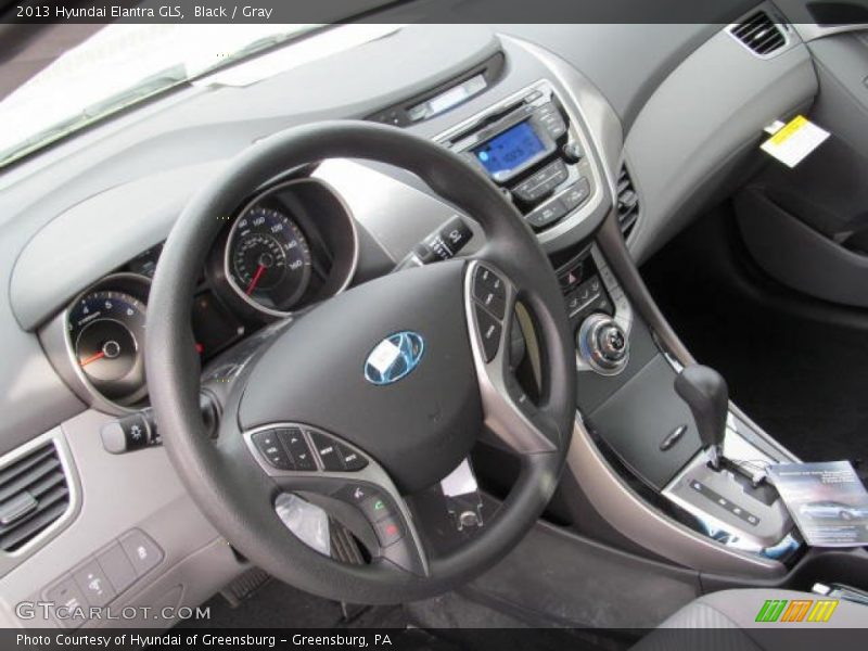 Black / Gray 2013 Hyundai Elantra GLS