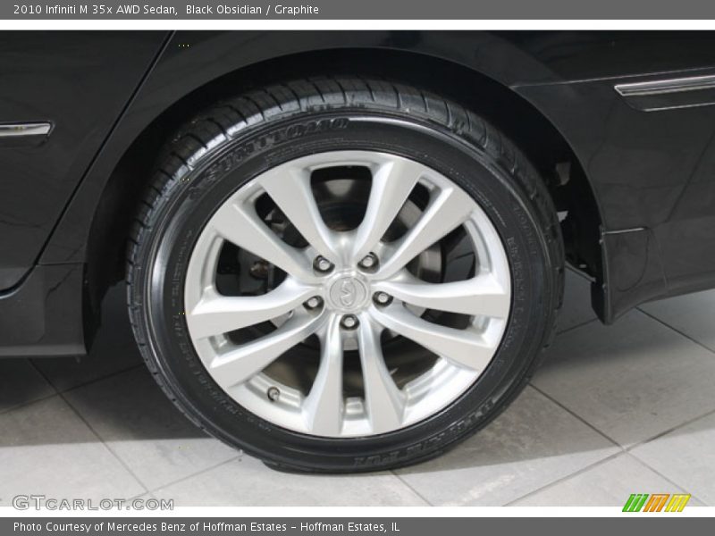 Black Obsidian / Graphite 2010 Infiniti M 35x AWD Sedan