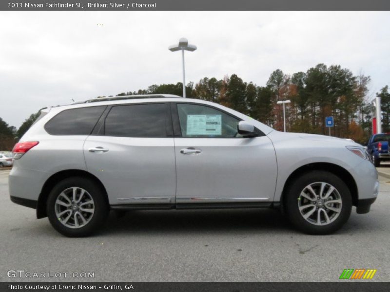 Brilliant Silver / Charcoal 2013 Nissan Pathfinder SL