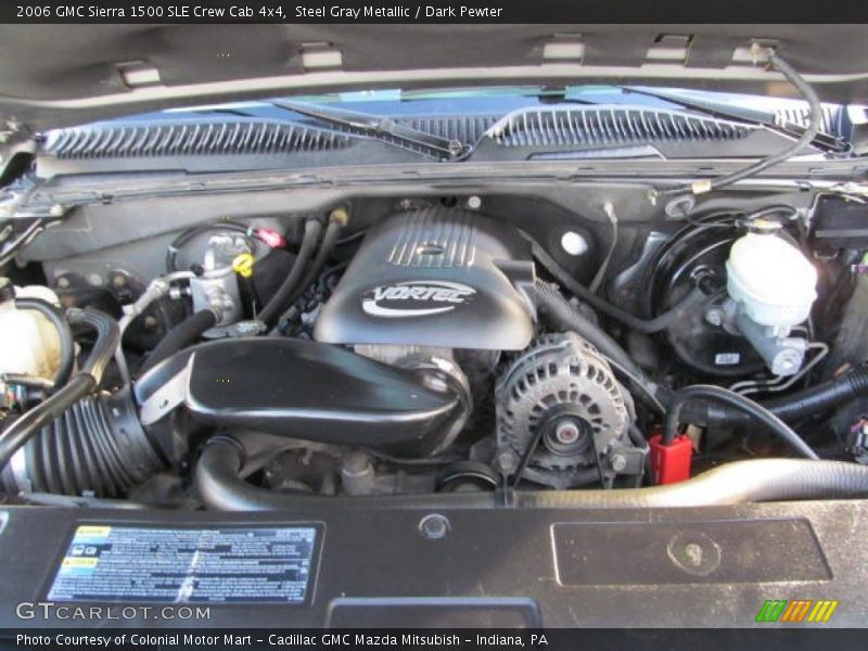 Steel Gray Metallic / Dark Pewter 2006 GMC Sierra 1500 SLE Crew Cab 4x4