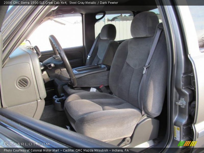 Steel Gray Metallic / Dark Pewter 2006 GMC Sierra 1500 SLE Crew Cab 4x4