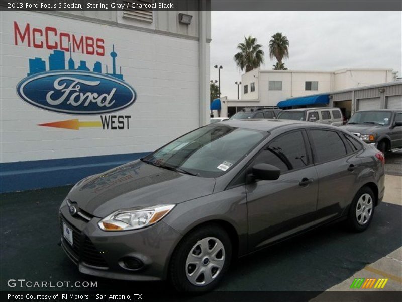 Sterling Gray / Charcoal Black 2013 Ford Focus S Sedan