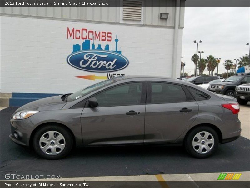 Sterling Gray / Charcoal Black 2013 Ford Focus S Sedan