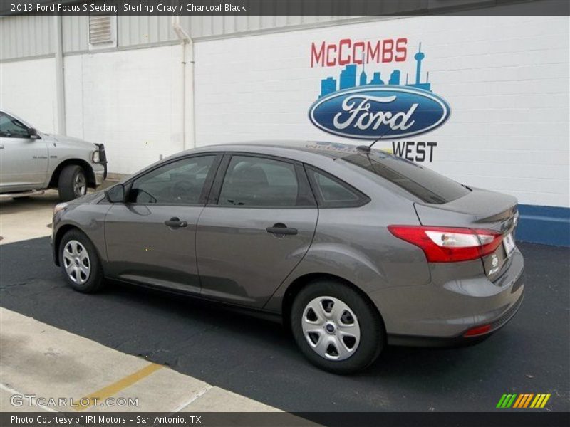 Sterling Gray / Charcoal Black 2013 Ford Focus S Sedan