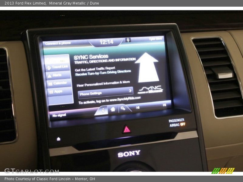 Mineral Gray Metallic / Dune 2013 Ford Flex Limited