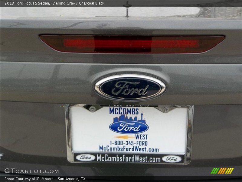 Sterling Gray / Charcoal Black 2013 Ford Focus S Sedan