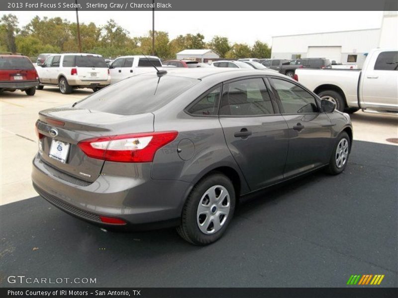 Sterling Gray / Charcoal Black 2013 Ford Focus S Sedan