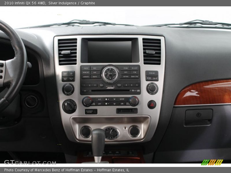 Controls of 2010 QX 56 4WD