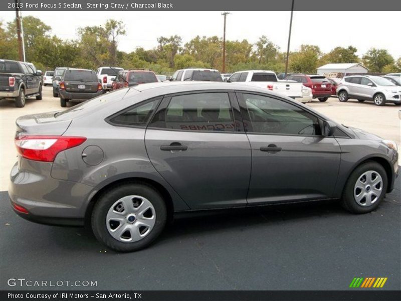 Sterling Gray / Charcoal Black 2013 Ford Focus S Sedan