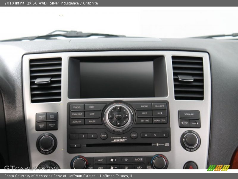 Controls of 2010 QX 56 4WD