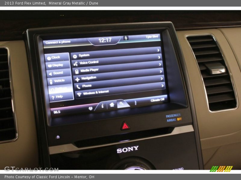 Mineral Gray Metallic / Dune 2013 Ford Flex Limited