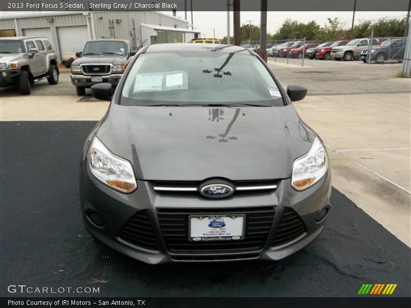 Sterling Gray / Charcoal Black 2013 Ford Focus S Sedan