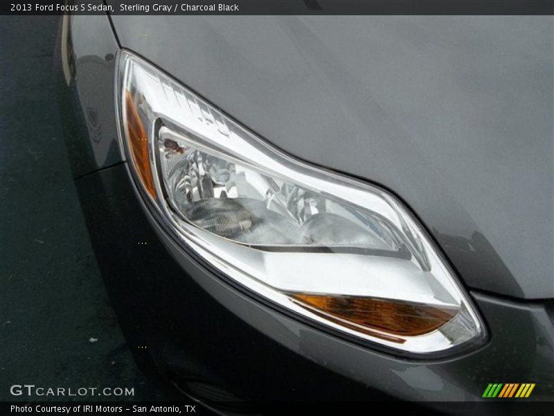 Sterling Gray / Charcoal Black 2013 Ford Focus S Sedan
