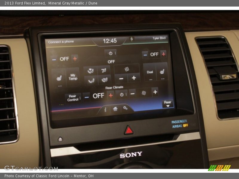 Mineral Gray Metallic / Dune 2013 Ford Flex Limited