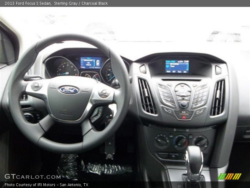 Sterling Gray / Charcoal Black 2013 Ford Focus S Sedan