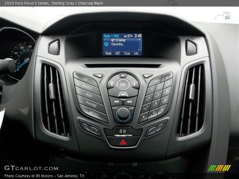 Sterling Gray / Charcoal Black 2013 Ford Focus S Sedan