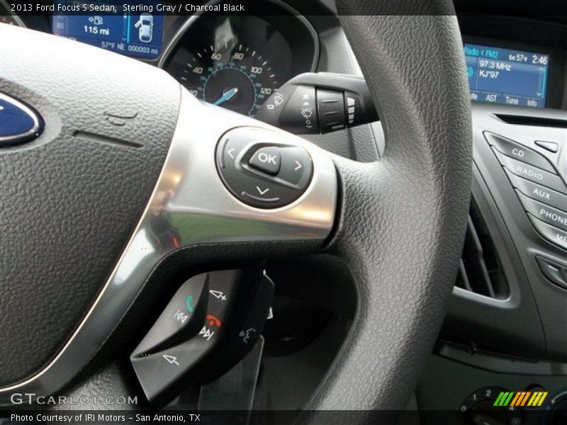 Sterling Gray / Charcoal Black 2013 Ford Focus S Sedan