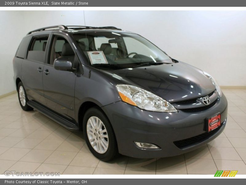 Slate Metallic / Stone 2009 Toyota Sienna XLE