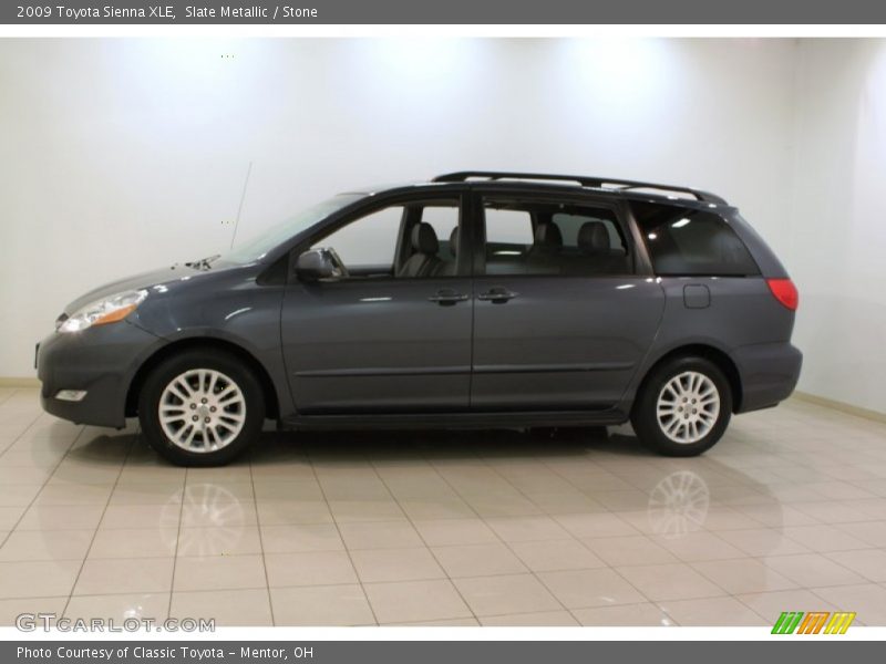 Slate Metallic / Stone 2009 Toyota Sienna XLE