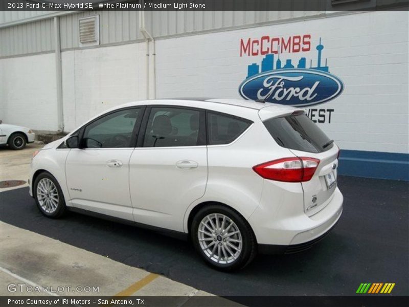 White Platinum / Medium Light Stone 2013 Ford C-Max Hybrid SE