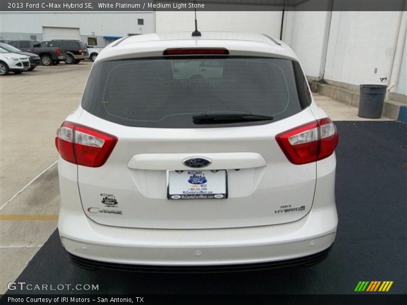 White Platinum / Medium Light Stone 2013 Ford C-Max Hybrid SE