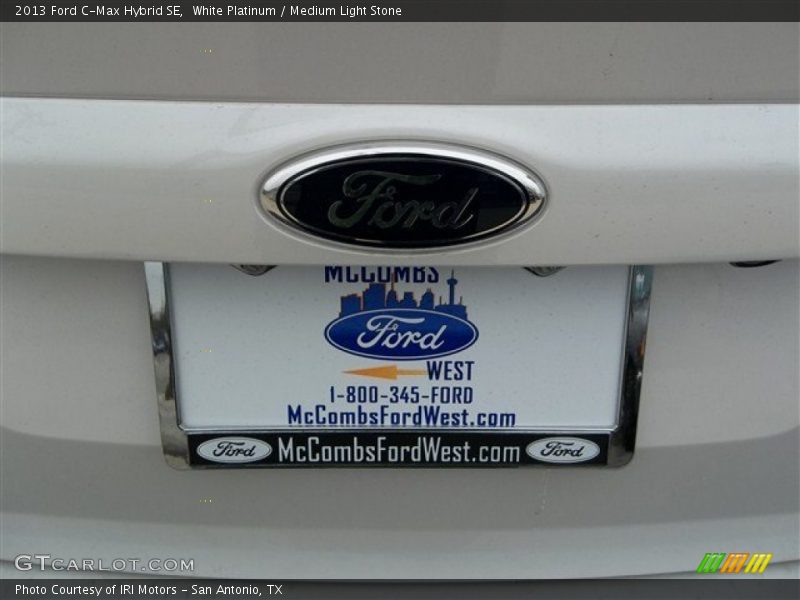White Platinum / Medium Light Stone 2013 Ford C-Max Hybrid SE