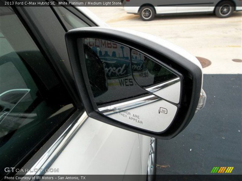 White Platinum / Medium Light Stone 2013 Ford C-Max Hybrid SE
