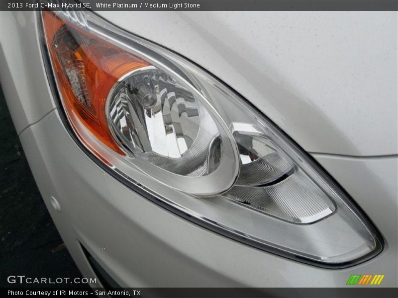 White Platinum / Medium Light Stone 2013 Ford C-Max Hybrid SE