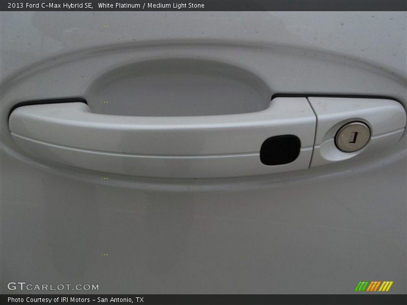 White Platinum / Medium Light Stone 2013 Ford C-Max Hybrid SE