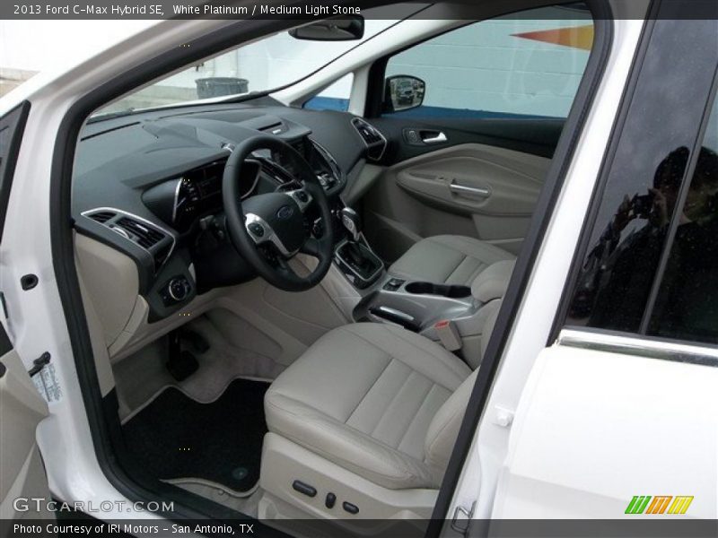 White Platinum / Medium Light Stone 2013 Ford C-Max Hybrid SE
