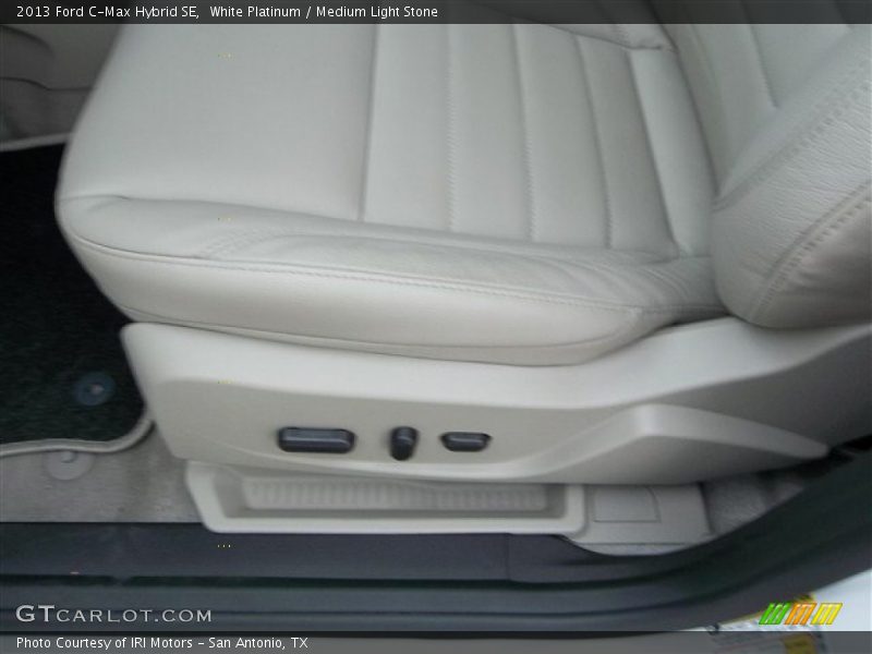 White Platinum / Medium Light Stone 2013 Ford C-Max Hybrid SE