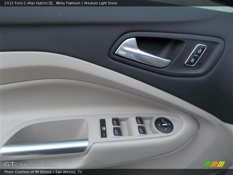 White Platinum / Medium Light Stone 2013 Ford C-Max Hybrid SE