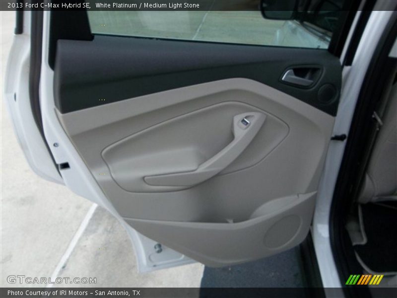White Platinum / Medium Light Stone 2013 Ford C-Max Hybrid SE