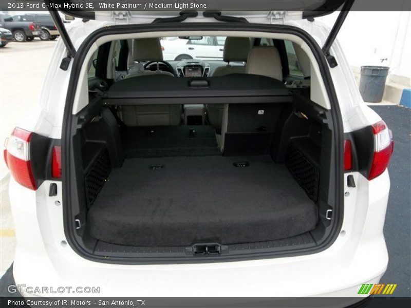 White Platinum / Medium Light Stone 2013 Ford C-Max Hybrid SE