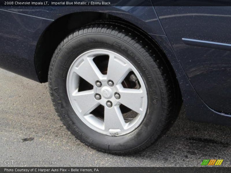 Imperial Blue Metallic / Ebony Black 2008 Chevrolet Impala LT