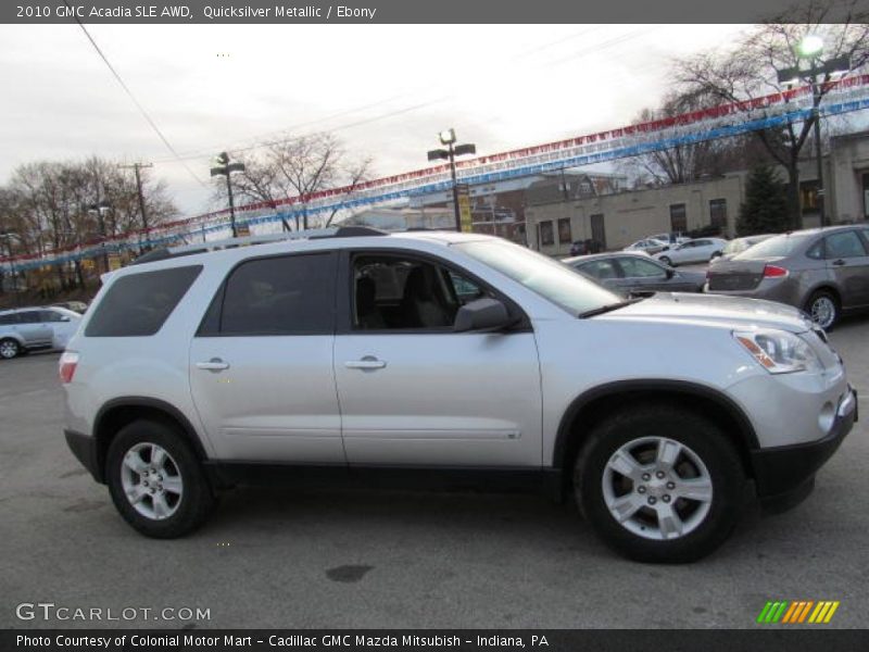 Quicksilver Metallic / Ebony 2010 GMC Acadia SLE AWD